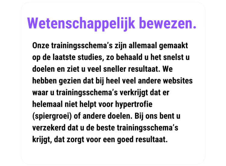 wetenschappelijk bewezen 1